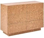 Kommode Mit 6 Schubladen Woodend Wurzelholz Optik