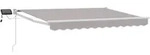 Vidaxl Retractable Awning With Solar And Led 3 X 2.5 M