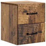 Wandmontierter Nachttisch Altholz 34,5 X 33 X 40 Cm Vidaxl