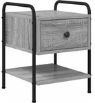 Nachttisch Grau Sonoma 35 X 36,5 X 47 Cm Holzwerkstoff Vidaxl