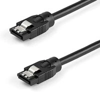 Startech St Satrd60cm - Kabel Sata 60 Cm Schwarz Ge/ge Clip