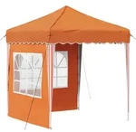 Vidaxl Pop-up Party Tent 195 X 195 X 245 Cm Orange Oxford Fabric