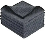 6er Set Kinhwa Mikrofaser Reinigungst&uuml;cher 30x30cm Grau - Saugstark