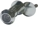Vasalat - T&uuml;rgucker &Oslash; 12 Mm, Weitwinkel 170&deg;, Ts 20-30 Mm, Messing Verchromt