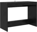 Vidaxl Bed Desk Black Oak Engineered Wood 100 X 45 X 75 Cm