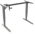 Stier Elektrisch H&ouml;henverstellbares Gestell 501-43 Silber F&uuml;r 120 X 80 Cm Platte