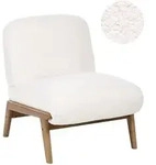 Sessel Niva Boucl&eacute; Cremewei&szlig;
