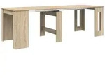 Esstisch 240 X 85 X 75 Cm Holzwerkstoff Sonoma-eiche Vidaxl