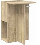 Vidaxl End Table Sonoma Oak 35 X 40 X 55 Cm Engineered Wood