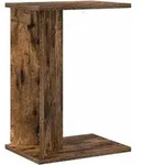 Vidaxl End Table Smoked Oak 35 X 25 X 50 Cm Engineered Wood