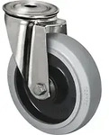 Cascoo R&uuml;ckenlochlenkrolle &Oslash; 160 Mm Serie R4e2 Rollenlager Edelstahl
