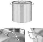 Gastronorm-topf Mit Deckel, Edelstahl, F&uuml;r Induktionsherde, 12 L