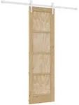 Vidaxl Sliding Door Orkdal 61 X 198.5 Cm Solid Pine Wood