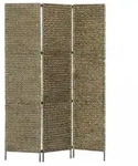 3-teiliger Paravent Braun 116&times;160 Cm Wasserhyazinthe Vidaxl
