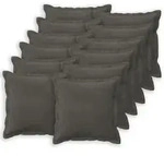 Kissenbezug 12 Pcs Houten Dunkelgrau 45 X 45 Cm Samt Vidaxl