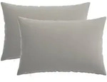 Kissenbezug 2 Pcs Heerlen Grau 50 X 80 Cm Polyester Vidaxl
