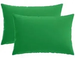 Kissenbezug 2 Pcs Heerlen Gr&uuml;n 50 X 80 Cm Polyester Vidaxl