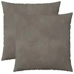 Kissenbezug 2 Pcs Heerlen Hellgrau 65 X 65 Cm Samt Vidaxl
