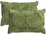 Kissenbezug 2 Stk. Houten Blattdesign 50 X 80 Cm Polyester Vidaxl