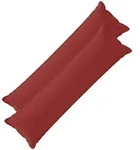 Kissenbezug 2 Stk. Houten Weinrot 40 X 145 Cm Polyester Vidaxl