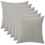 Kissenbezug 6 Pcs Heerlen Grau 35 X 35 Cm Polyester Vidaxl