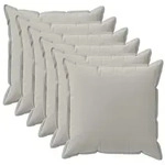 Kissenbezug 6 Stk. Houten Grau 45 X 45 Cm Polyester Vidaxl