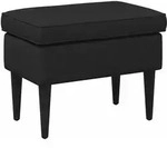 Hocker Schwarz 55 X 35 X 41 Cm Stoff Vidaxl