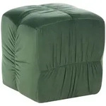 Pouf Turley Samtstoff Dunkelgr&uuml;n