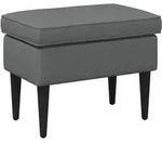 Hocker Dunkelgrau 55 X 35 X 41 Cm Stoff Vidaxl