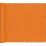 Balkonsichtschutz 100 X 200 Cm Oxford-stoff Rechteckig Orange Vidaxl
