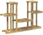 Pflanzenst&auml;nder Wei&szlig; 123 X 25 X 78,5 Cm Massivholz Akazie Vidaxl