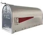 Arregui Americano E2101 Amerikanischer Briefkasten Aus Aluminium, Der "us Mailbox"