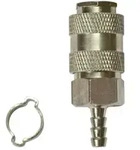 Druckluftkupplung &Oslash; 6 X 11 Mm Mit Orion-nippel, Schnellkupplung F&uuml;r