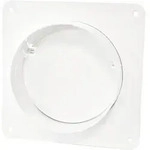 Runder Kanalverbinder Mit R&uuml;ckschlagventil Und Flansch 100 Mm - Rx 02-505