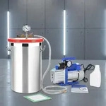 Unterdruckpumpe Vakuum Pumpe Unterdruckanzeige Klimaanlage Set 27,7l 71 L/min