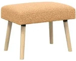 Bank Uni Beige 60 X 40 X 45 Cm Boucl&eacute; Vidaxl