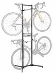 Relaxdays Fahrradst&auml;nder, 2 Fahrr&auml;der, Mbt, Rennrad, E-bike, Freistehend, Korb,