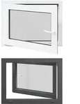 Vidaxl Basement Window Internal Colour White Risor 80 X 70 Cm