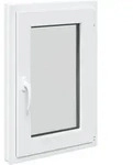 Vidaxl Basement Window Internal Colour White Risor 50 X 75 Cm