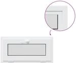 Kellerfenster Innenseite Farbe Wei&szlig; Risor 85 X 40 Cm Vidaxl