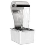 Garten Wasserfall Edelstahl 304 54,5 X 34 X 83 Cm Silber Vidaxl
