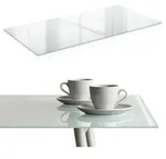 Tischplatte Glas - Frosted Glasplatte - Glasscheibe - Beistelltisch -...