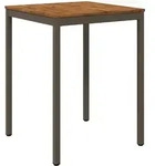 Gartenbar-tisch Natur Und Kaffee 80 X 80,5 X 105 Cm Vidaxl