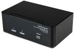 Startech.com 2 Port Dvi Usb Kvm Switch Mit Audio Und Usb 2.0 Hub