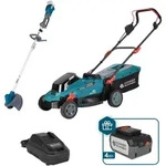 Akku-rasenpflegeset K&ouml;nner & S&ouml;hnen Ks 33lm-bct20v-set, Rasenm&auml;her 33 Cm +