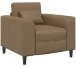 Sessel Cappuccino Kunstleder Vidaxl