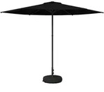 Vidaxl Garden Parasol With Base 300 X 300 Cm Polyester Rectangular