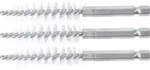 Nylonb&uuml;rste 13 Mm Antrieb Au&szlig;ensechskant 6,3 Mm (1/4') 3-tlg.