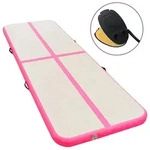 Aufblasbare Gymnastikmatte Mit Pumpe 700&times;100&times;10 Cm Pvc Rosa Vidaxl