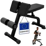 Relaxdays Trainingsbank, Hyperextension, Curls & Sit Ups, Bis 150 Kg, Klappbar,